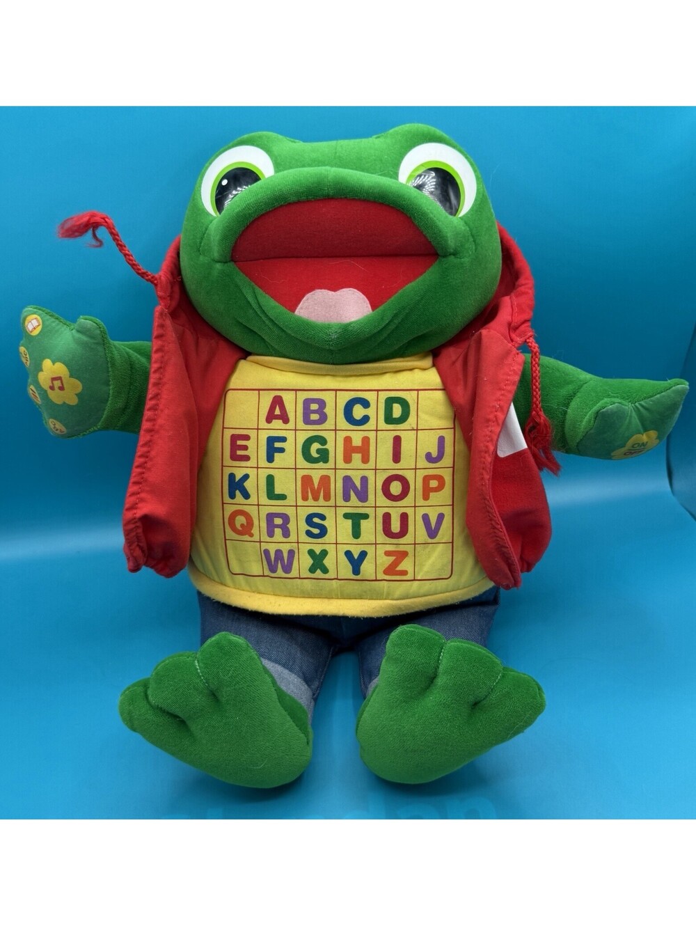 Vintage Leapfrog Read Sing Little Leap Interactive Plush ABC Learning Toy WORKS